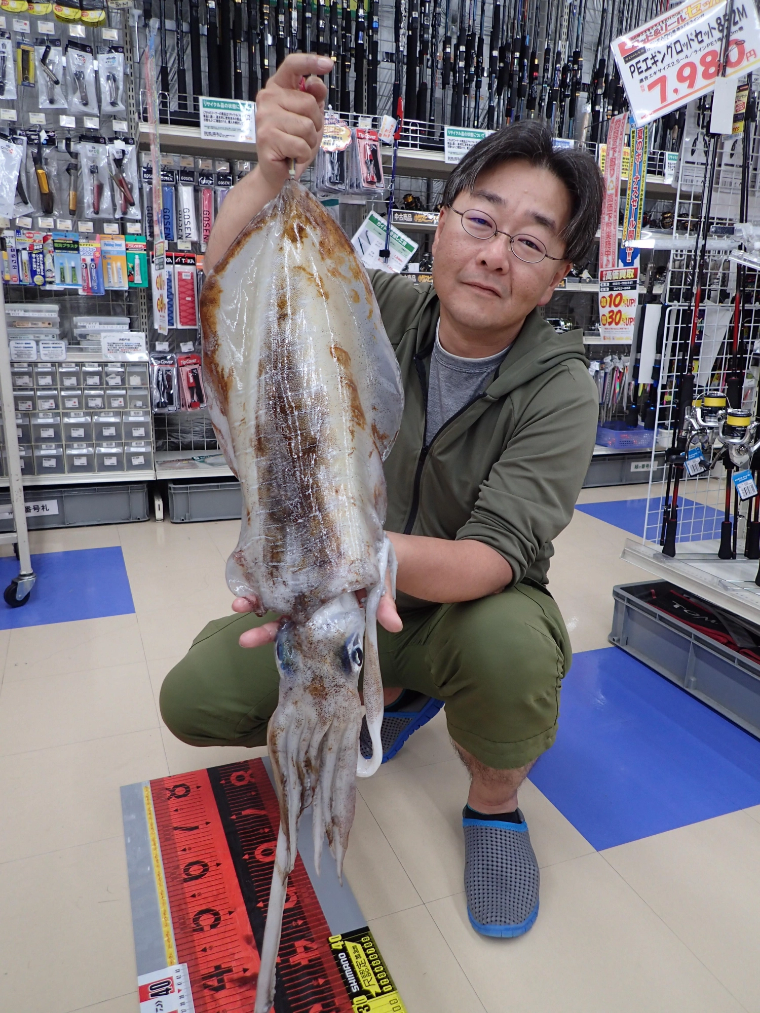 五十嵐様大型アオリイカゲットおめでとうございます。