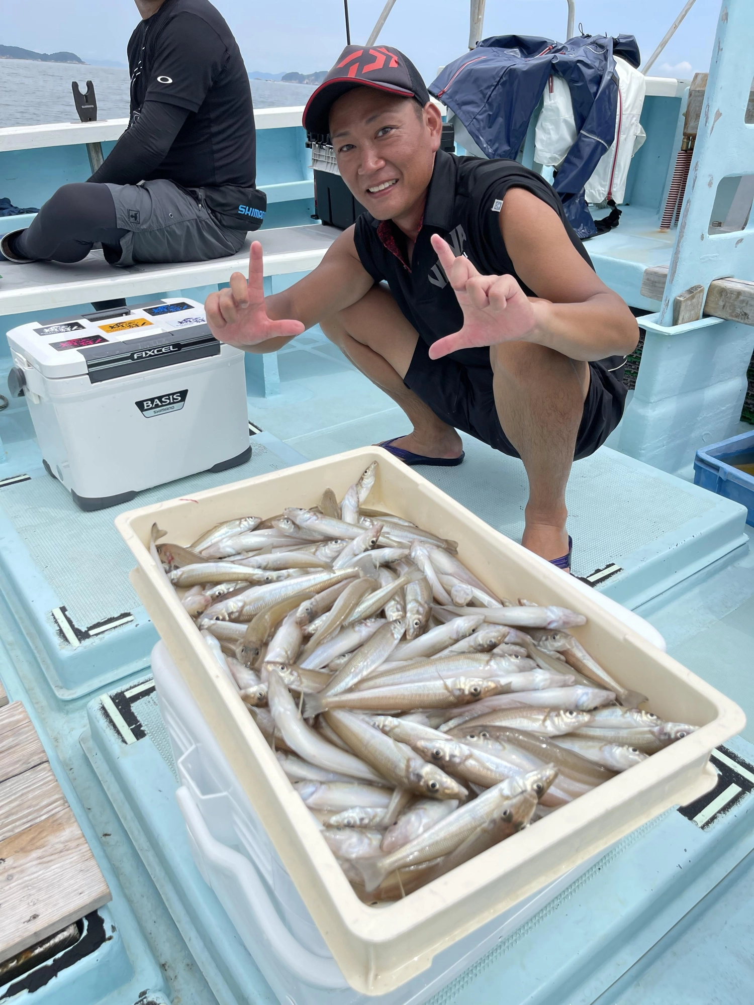 今日の竿頭様はデカポチャギス混じりの90本Overでしたよッ(°▽°)
