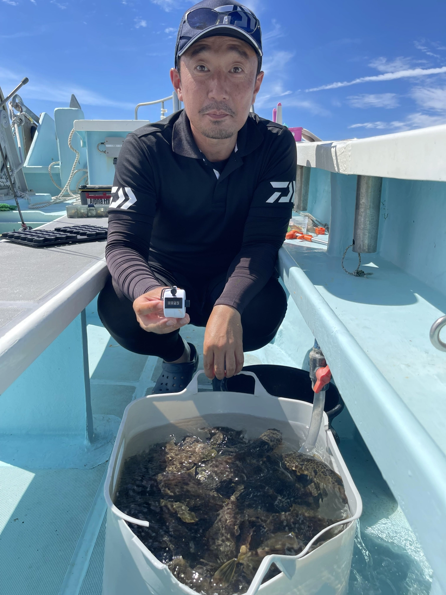 こちらのプロフェッショナル様は❹❸枚も釣り上げましたよッ(°▽°)