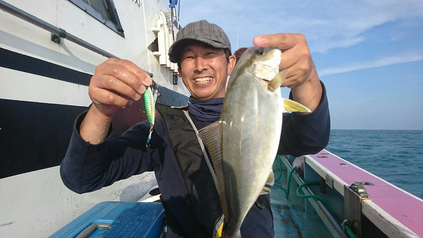 CBワンXs50～60ｇでカンパチ！