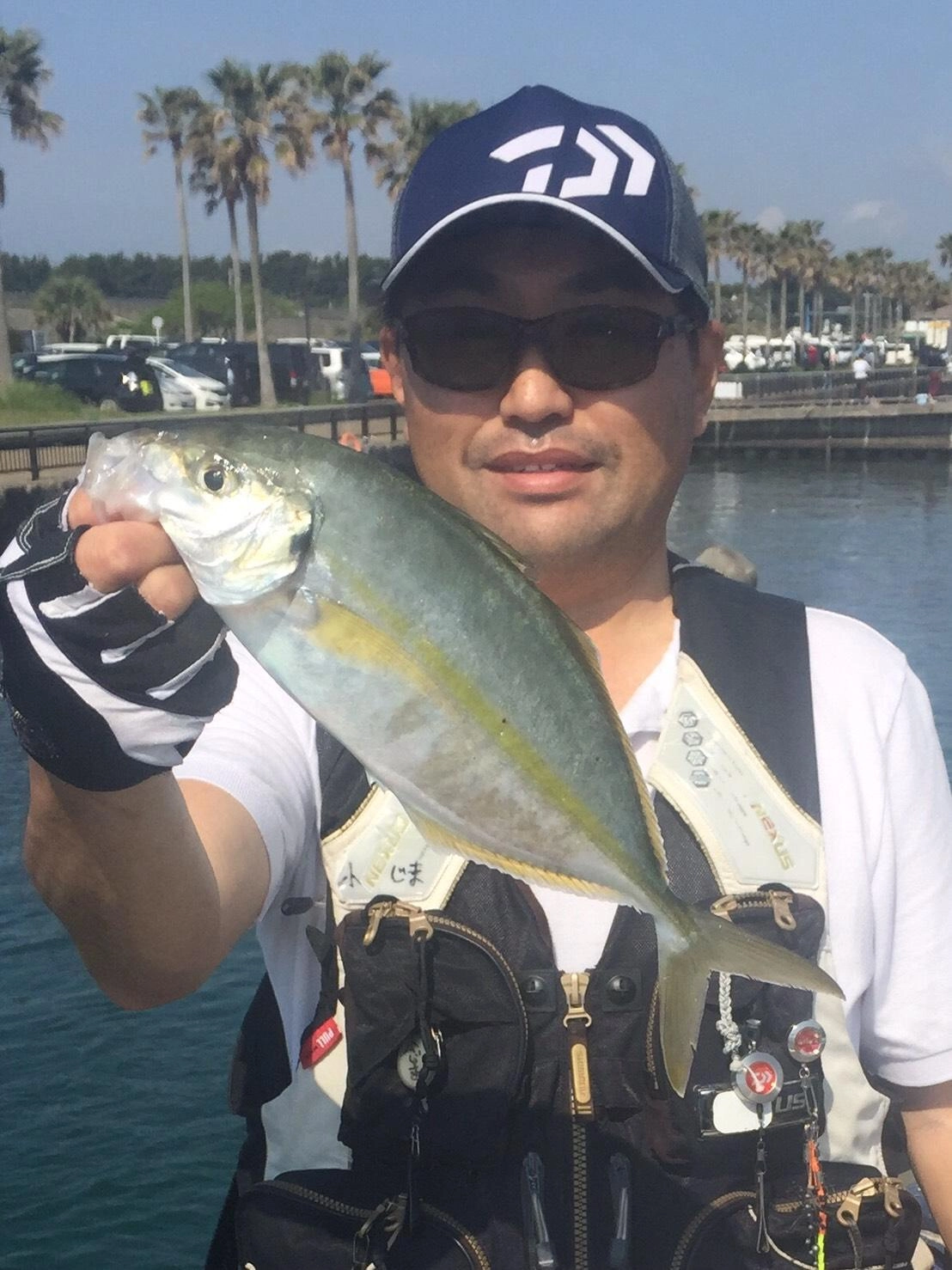 スタッフ小嶋は高級魚シマアジをGET!