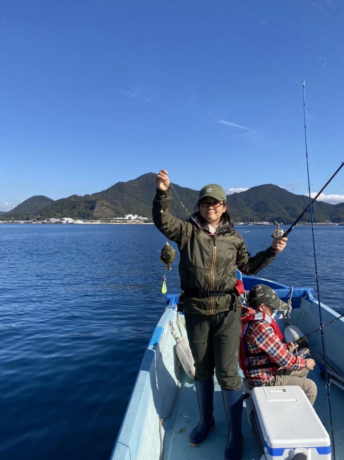 沼津湾内ボートでカワハギ釣れてます。
