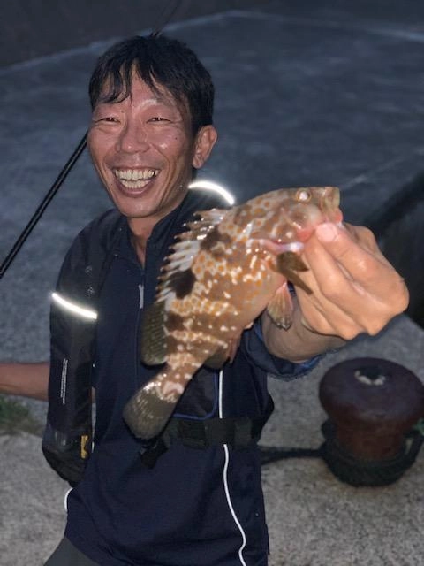 サビキで釣った豆アジを泳がせキジハタタＧＥＴ!!