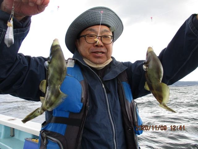 こちらの常連様もデラ旨過ぎる肝パンカワハギ ダブル掛けッ＼(//∇//)＼