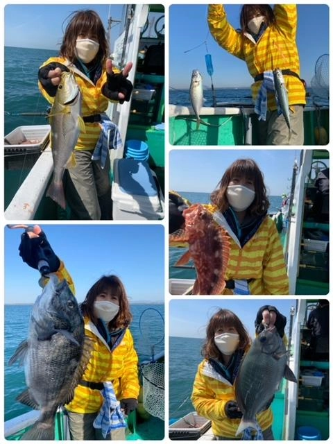 他にも多彩なゲスト!!サバ、イサキ、クロダイ、メジナ、カサゴも釣れました(^^♪