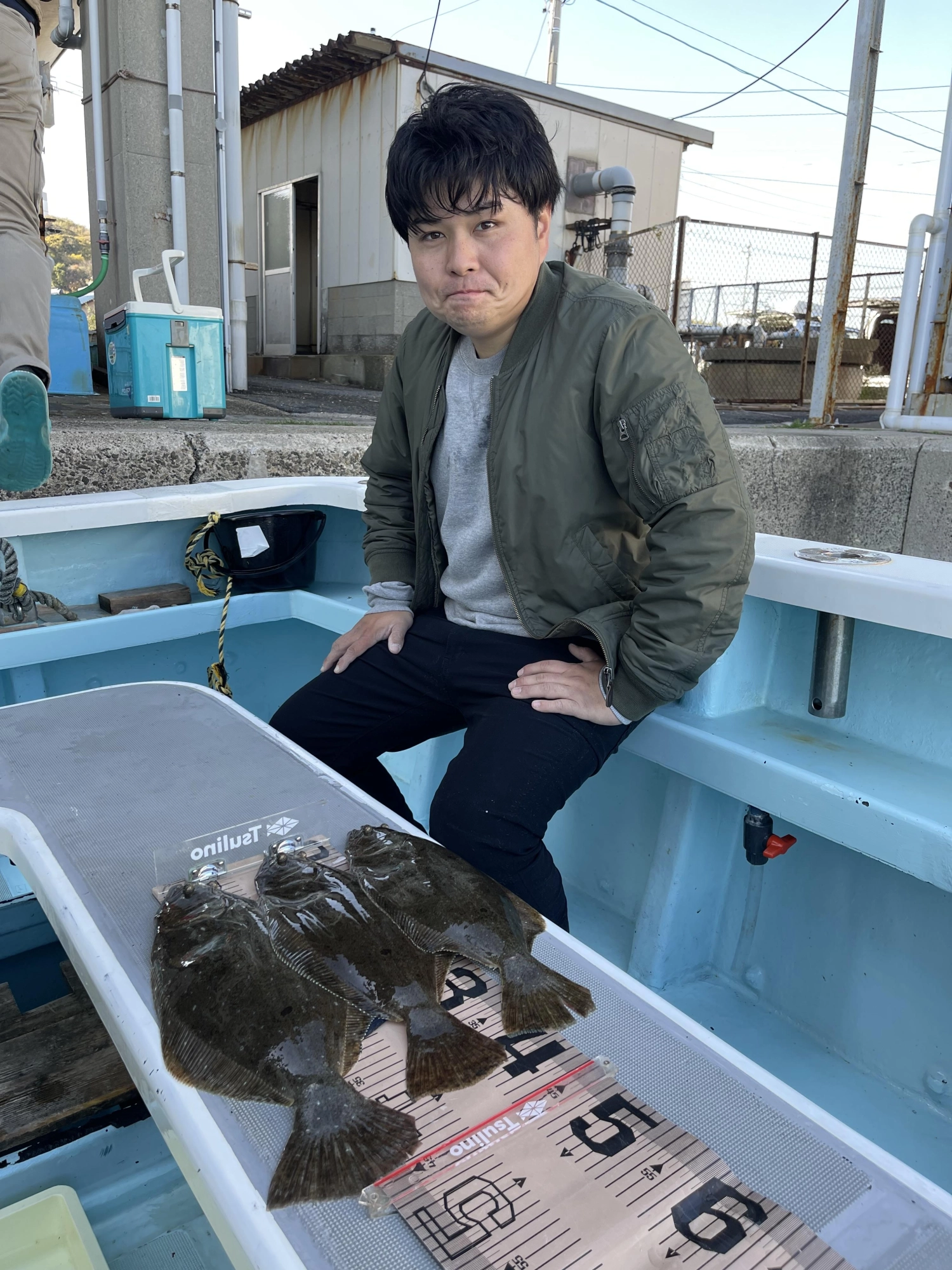 お連れ様は今日のヒラメ トップ釣果タイ狩りでしたよッ(^-^)