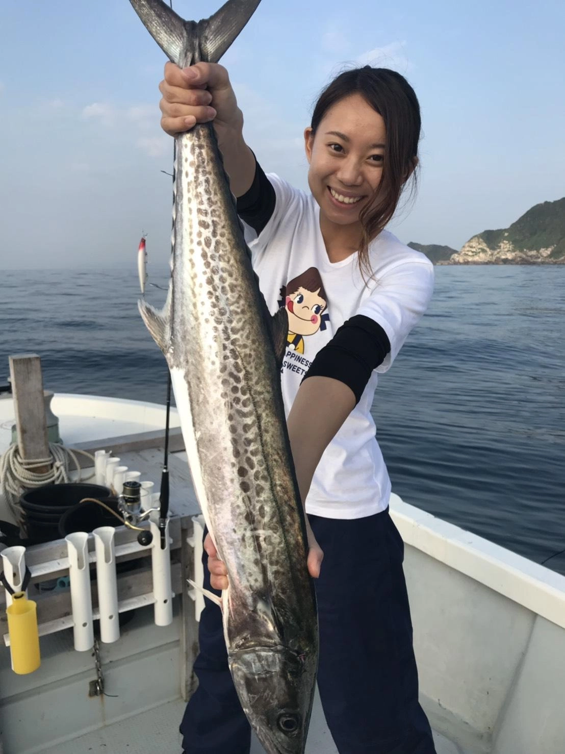 デカイ！80ｃｍ超えサワラ♪