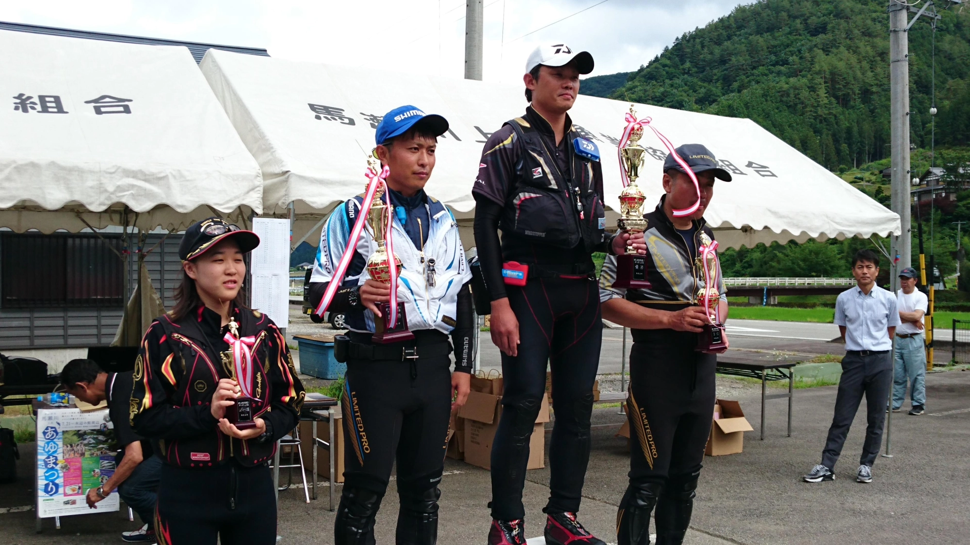 上位3名とレディース賞の方々、おめでとうございます！