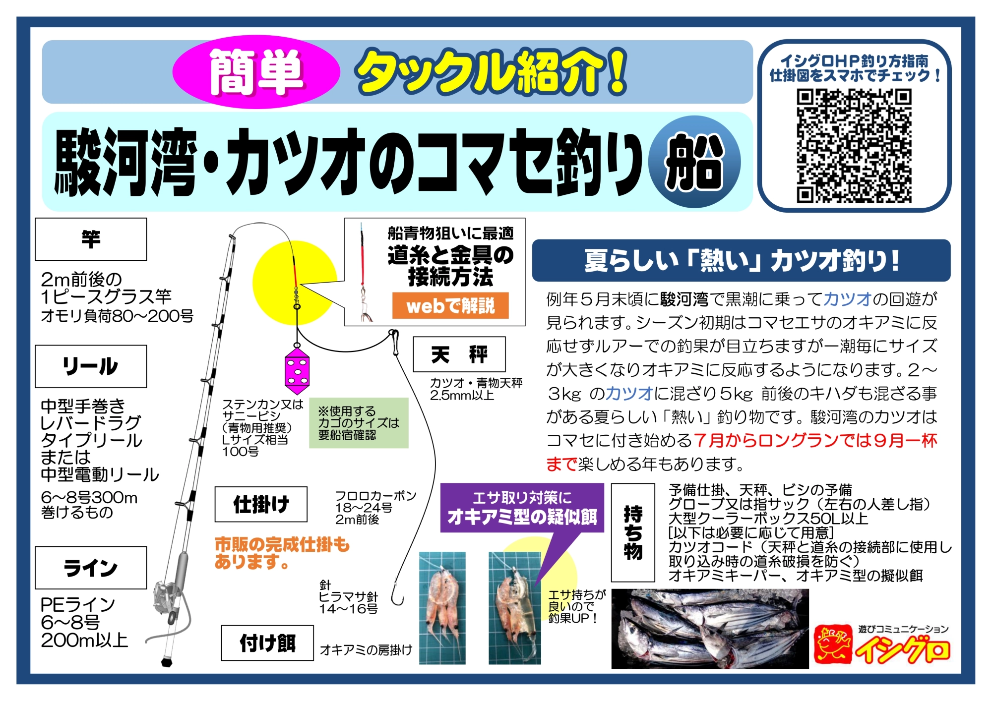 駿河湾 カツオのコマセ釣り | 釣具のイシグロ | 釣り情報サイト