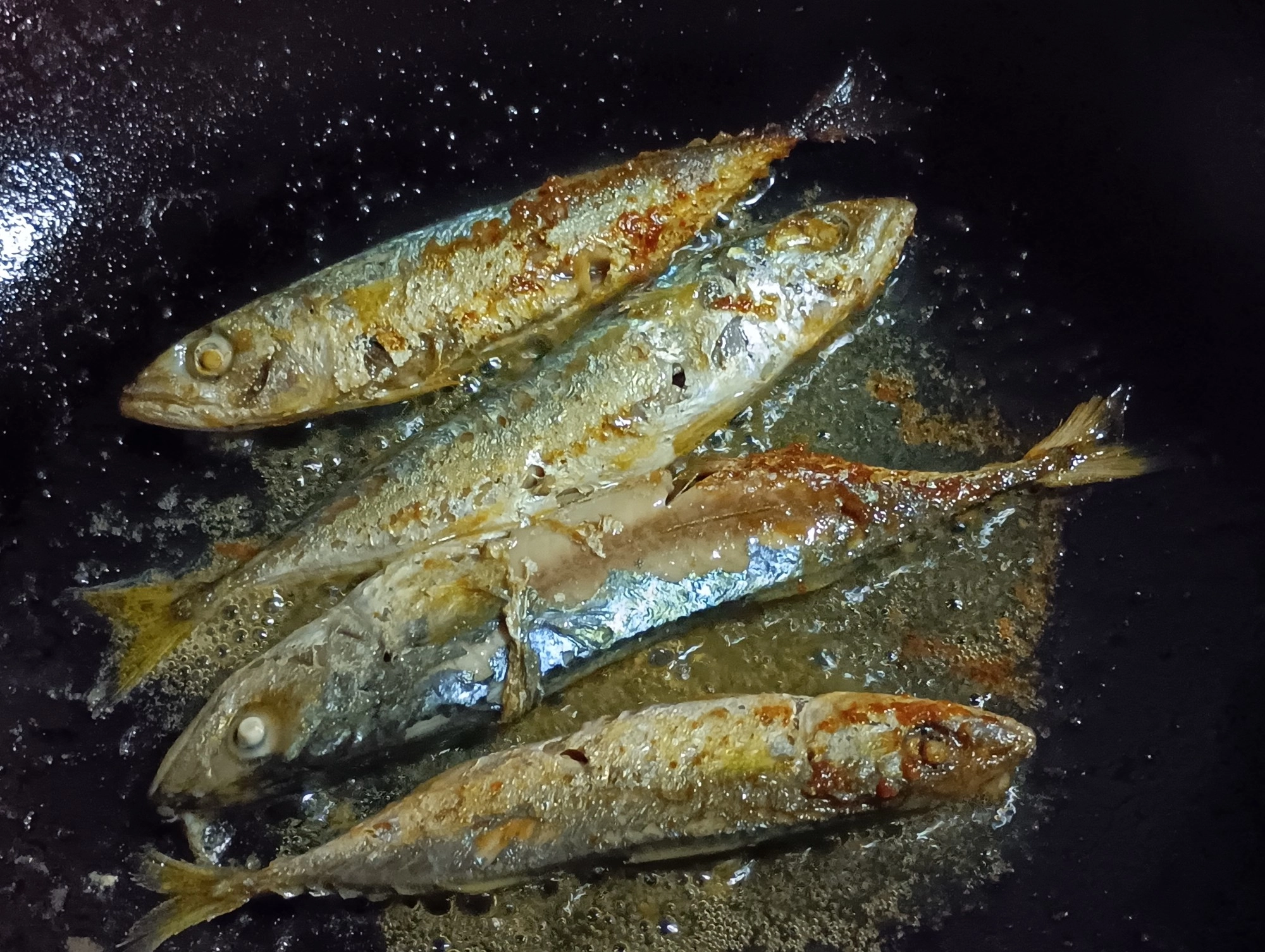 こんがり焼く