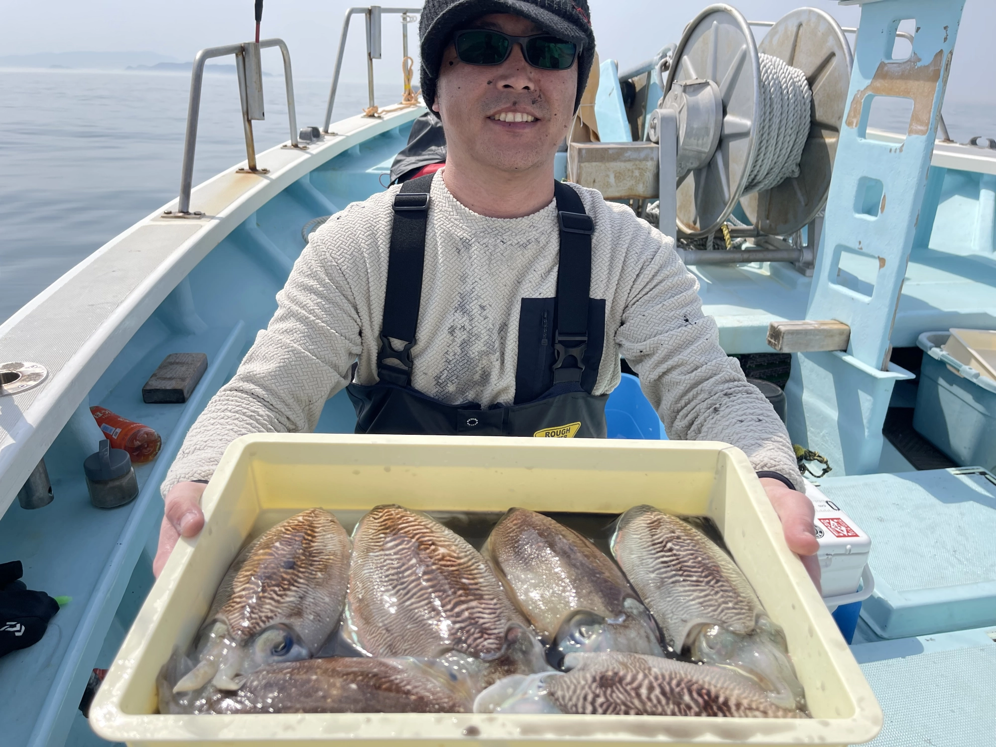 こちらのお客様はコウイカ釣り初挑戦で❻パイも狩るッψ(｀∇´)ψ
