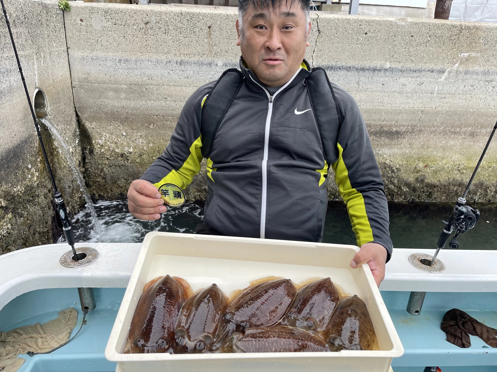 こちらのお客様はコウイカ釣り初挑戦で❻パイも狩るッψ(｀∇´)ψ
