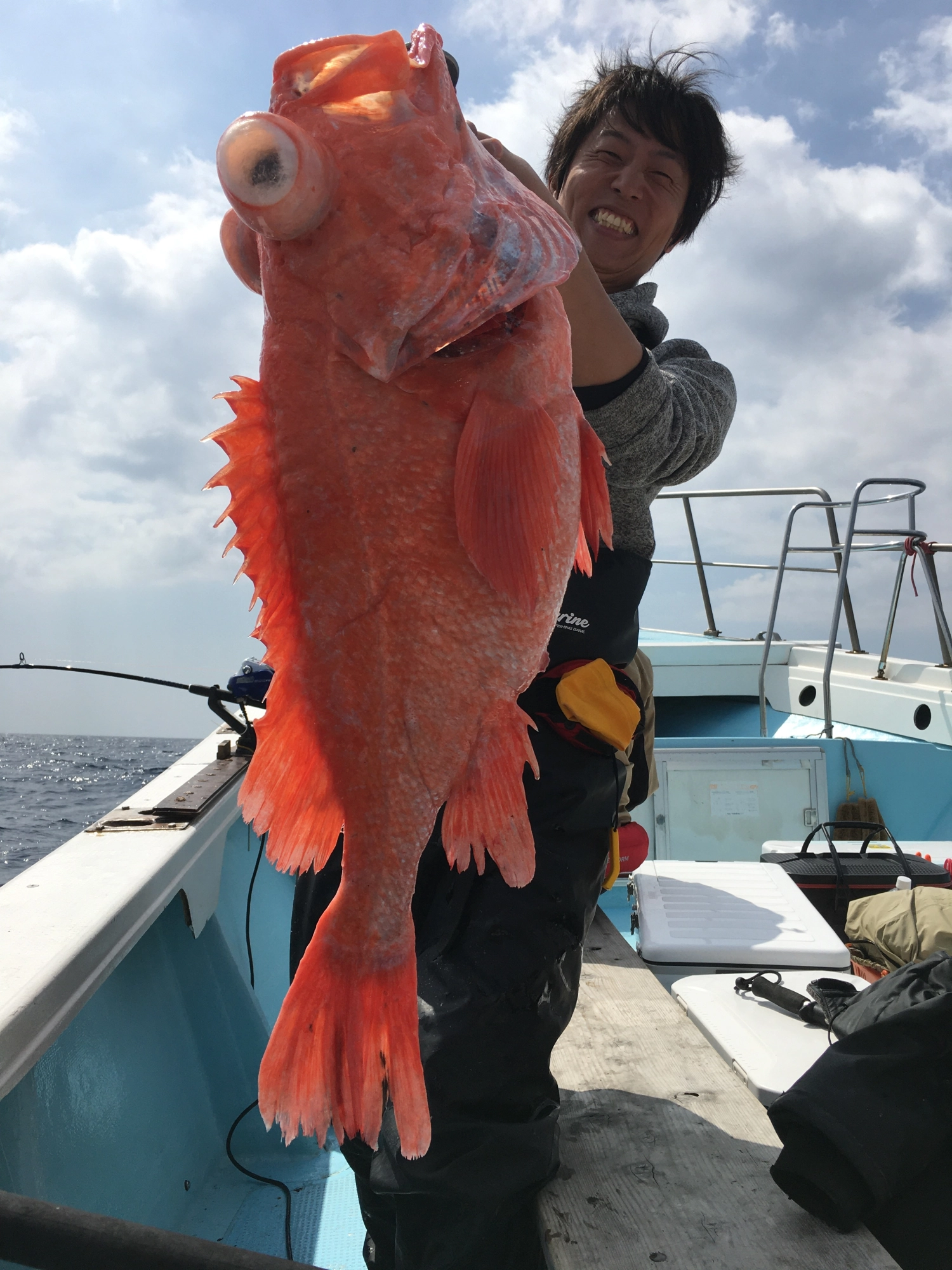 大宝丸初めてさんレンタルタックルで大物ゲッチュ！