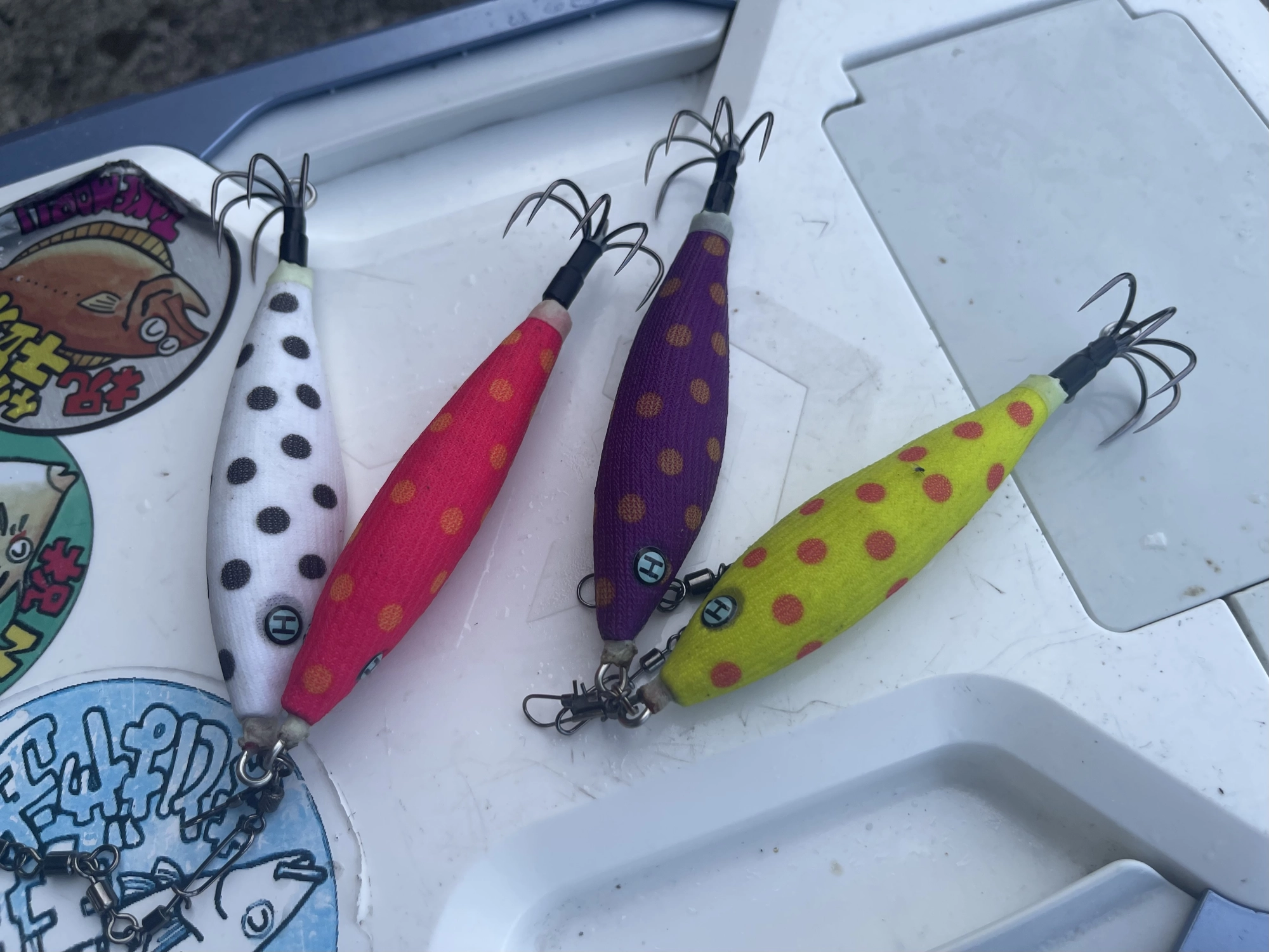 ハピタコは砂場ポイントでかなり有効なタコエギですよッ(・∀・)b