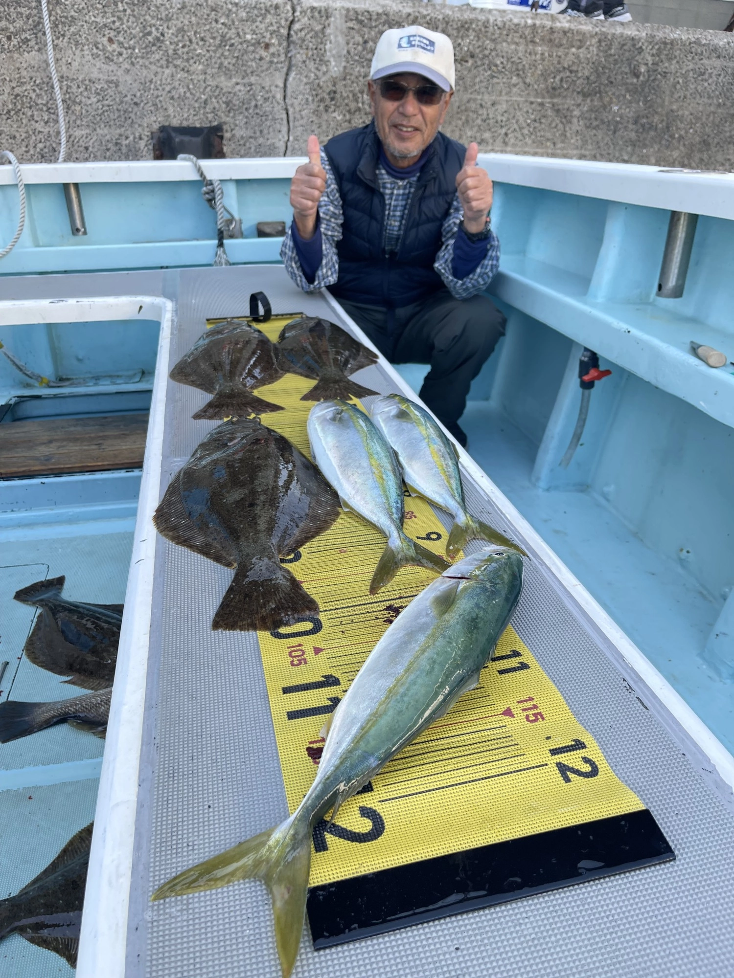 こちらのお客様も肉厚デッカビラメ含めていい感じに狩るッψ(｀∇´)ψ