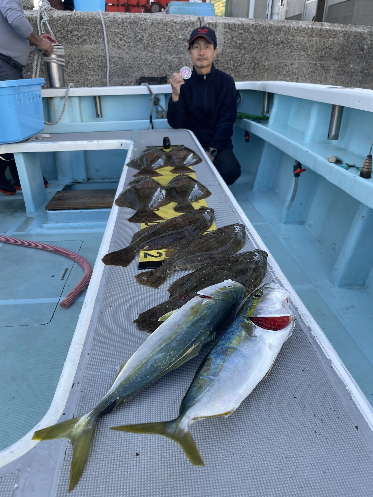 こちらのお客様は肉厚デッカビラメ含めて❼枚狩りッψ(｀∇´)ψ