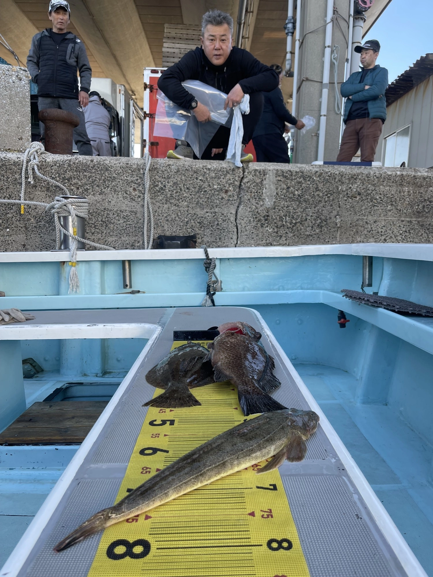 こちらのお客様はデッカオオモンハタ混じりに狩るッψ(｀∇´)ψ