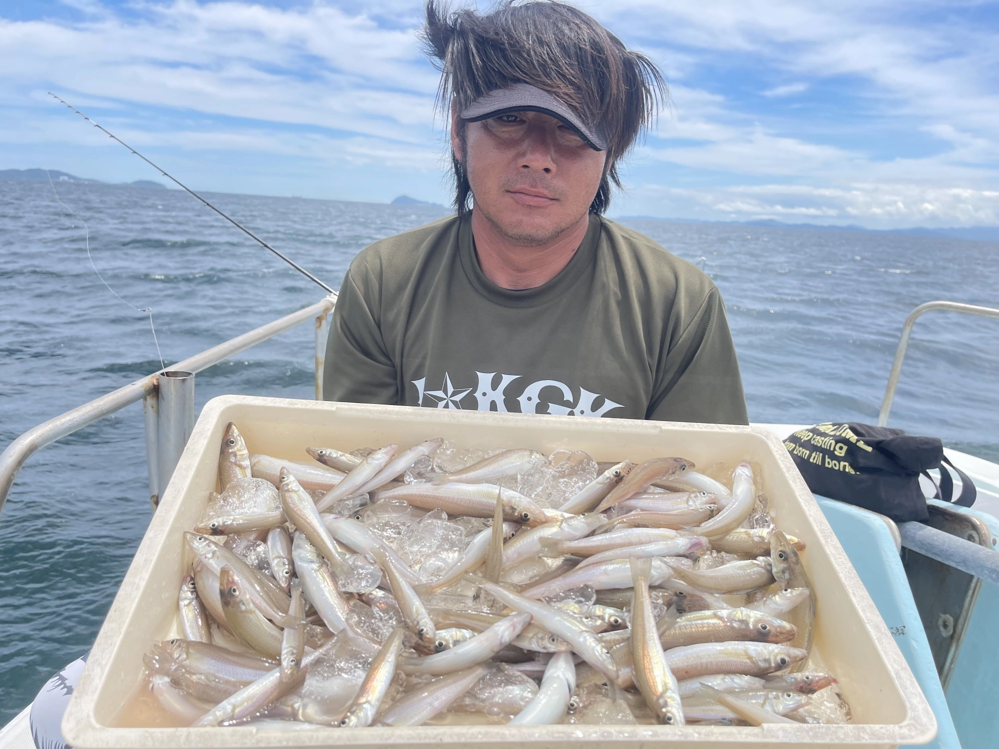 こちらのお客様も抱卵デカポチャギス混じりに良い感じ狩りッψ(｀∇´)ψ
